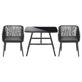 Living Fusion 2 Seater Francesca Outdoor Bistro Set