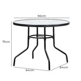 Living Fusion Mirabella Round Outdoor Dining Table