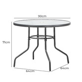Living Fusion Mirabella Round Outdoor Dining Table