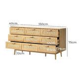 Living Fusion Holly 9 Drawer Chest