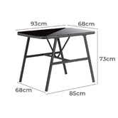 Living Fusion 2 Seater Chiara Outdoor Bistro Set