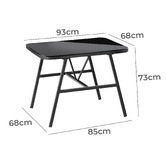 Living Fusion 2 Seater Francesca Outdoor Bistro Set