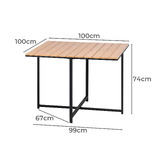 Living Fusion Allegra Outdoor Dining Table