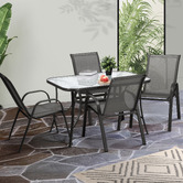 Living Fusion 4 Seater Mirabella Rectangular Outdoor Dining Set