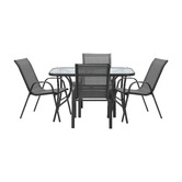 Living Fusion 4 Seater Mirabella Rectangular Outdoor Dining Set