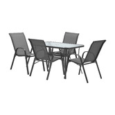 Living Fusion 4 Seater Mirabella Rectangular Outdoor Dining Set