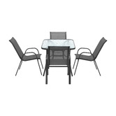 Living Fusion 4 Seater Mirabella Rectangular Outdoor Dining Set