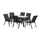 Living Fusion 6 Seater Mirabella Rectangular Outdoor Dining Set