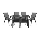 Living Fusion 6 Seater Mirabella Rectangular Outdoor Dining Set
