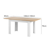 Living Fusion Cato Extendable Dining Table