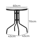 Living Fusion 2 Seater Mirabella Outdoor Bistro Set