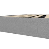 Living Fusion Grey Schubert Bed Base