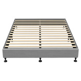 Living Fusion Grey Schubert Bed Base