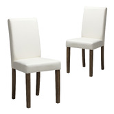 Living Fusion Argerich Faux Leather Dining Chairs