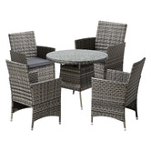 Living Fusion 4 Seater Gould Outdoor Dining Table &amp; Chair Set