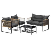 Living Fusion 4 Seater Wilhelm Outdoor Lounge Set