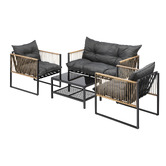 Living Fusion 4 Seater Wilhelm Outdoor Lounge Set
