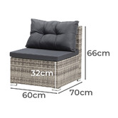 Living Fusion 4 Seater Gould Outdoor Lounge Set