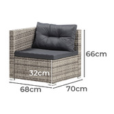 Living Fusion 4 Seater Gould Outdoor Lounge Set