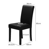 Living Fusion Argerich Faux Leather Dining Chairs