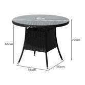 Living Fusion 90cm Gould Outdoor Dining Table