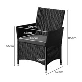 Living Fusion 4 Seater Gould Outdoor Dining Table &amp; Chair Set