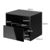 Living Fusion Bosley LED Bedside Table