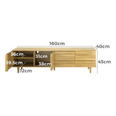 Living Fusion Emma 4 Door Entertainment Unit