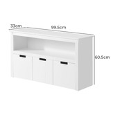 Living Fusion Kids&#039; Mika Bookshelf &amp; Toy Storage