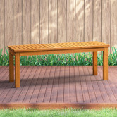 Living Fusion Lilia Fir Wood Garden Bench