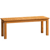 Living Fusion Lilia Fir Wood Garden Bench