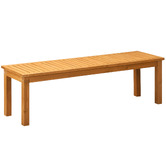 Living Fusion Lilia Fir Wood Garden Bench