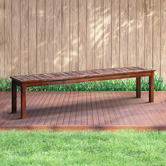Living Fusion Lilia Fir Wood Garden Bench