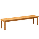 Living Fusion Lilia Fir Wood Garden Bench