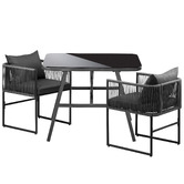 Living Fusion 2 Seater Kristine Outdoor Bistro Set