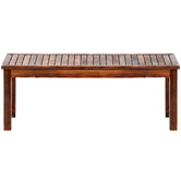 Living Fusion Lilia Fir Wood Garden Bench