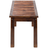 Living Fusion Lilia Fir Wood Garden Bench