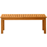 Living Fusion Lilia Fir Wood Garden Bench