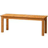 Living Fusion Lilia Fir Wood Garden Bench