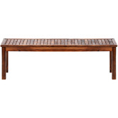 Living Fusion Lilia Fir Wood Garden Bench