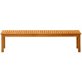 Living Fusion Lilia Fir Wood Garden Bench