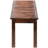 Living Fusion Lilia Fir Wood Garden Bench