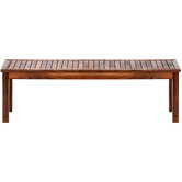 Living Fusion Lilia Fir Wood Garden Bench