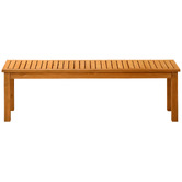 Living Fusion Lilia Fir Wood Garden Bench