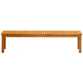Living Fusion Lilia Fir Wood Garden Bench