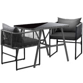 Living Fusion 2 Seater Kristine Outdoor Bistro Set
