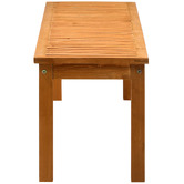 Living Fusion Lilia Fir Wood Garden Bench