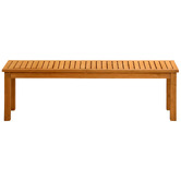 Living Fusion Lilia Fir Wood Garden Bench