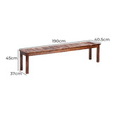 Living Fusion Lilia Fir Wood Garden Bench
