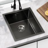 Living Fusion Bowen Stainless Steel Kitchen Sink with Strainer